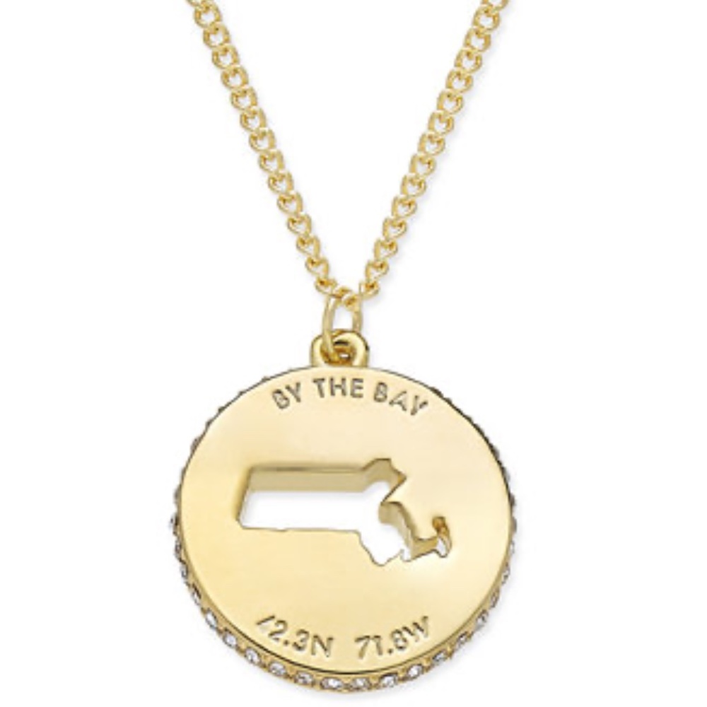 Kate Spade State of Mind Massachusetts Pendant Necklace